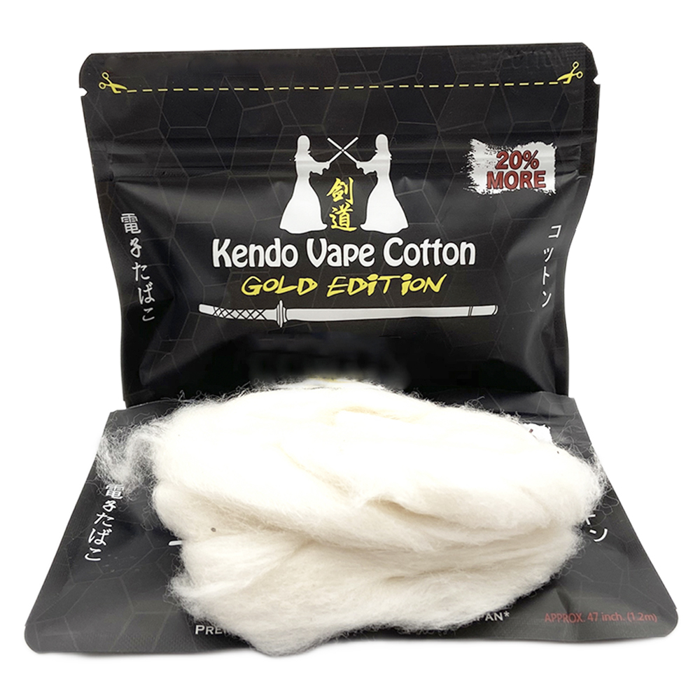 Vaping Goods - Nuevo Algodón Kendo edición dorada para