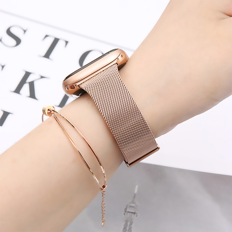 Correa Milanese Loop para Appl - Mesh Coil Strip reseña y precio