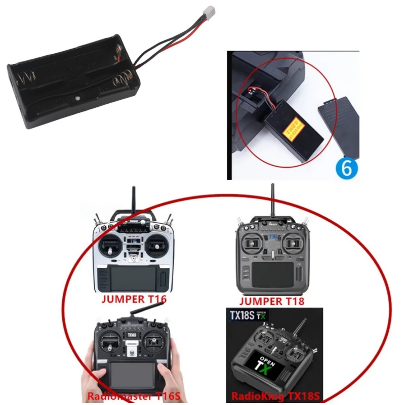 Caja de Batería RadioMaster TX - Battery Case Storage reseña y precio