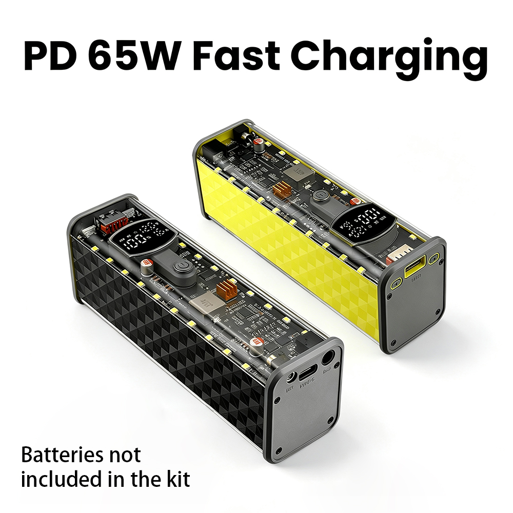 Caja DIY para Power Bank PD 65 - Battery Case Storage reseña y precio